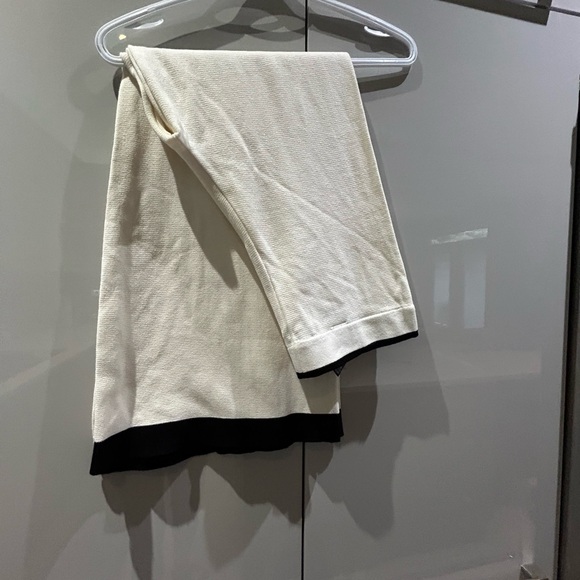 Zara Knit Cream Wide Leg Pants - Picture 3 of 10